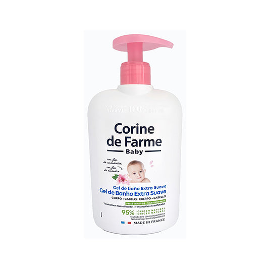 Gel de Ducha Cuerpo/Cabello CF Baby Hair & Body Wash Extra Gentle Corine de Farme - 500mL